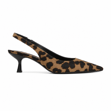 Deauville women's leopard print court shoes