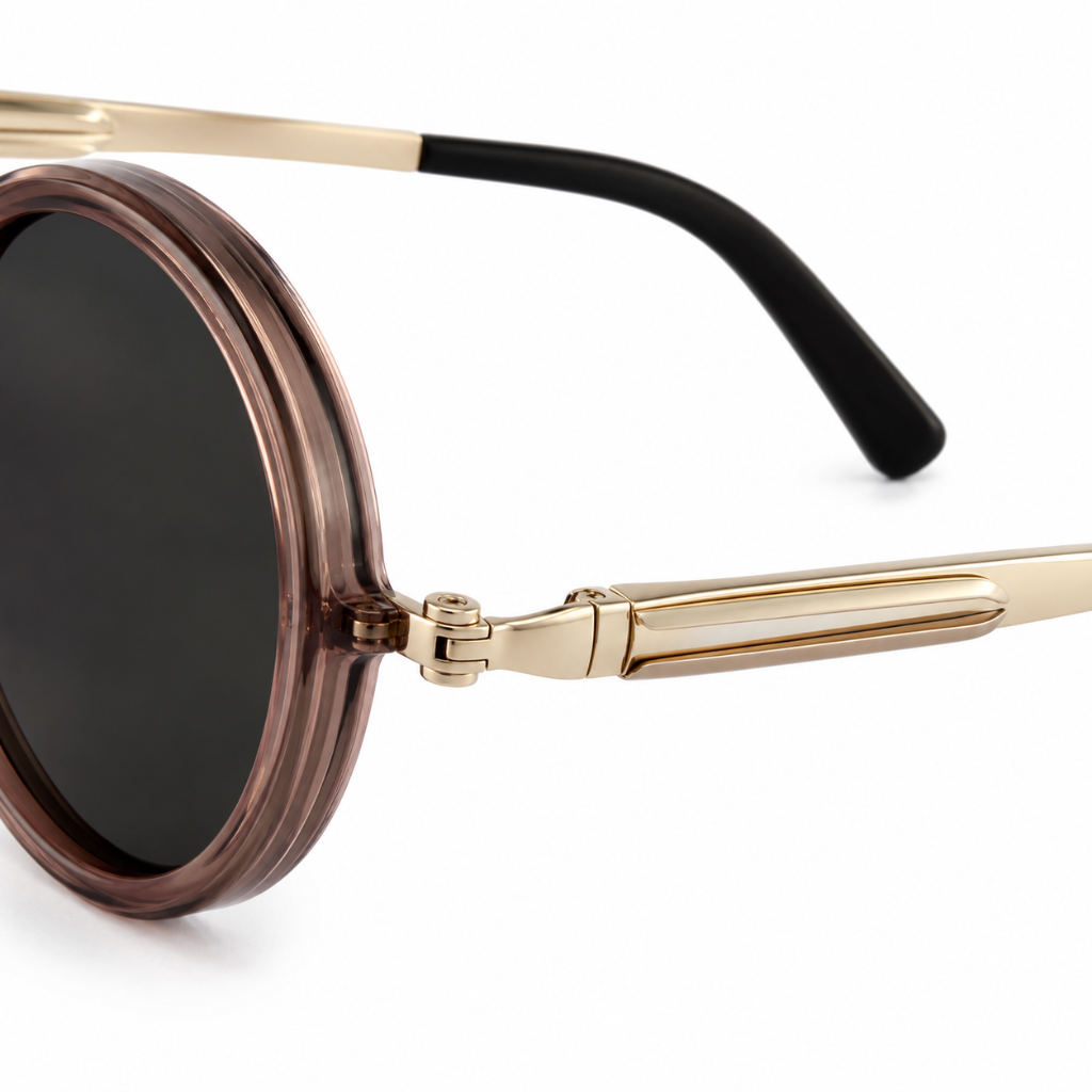 Dubrovnik gold-tone alloy frame detail