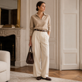 Sicily women's brown leather belt product detail