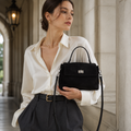 Marais women's black tote bag alternate angle