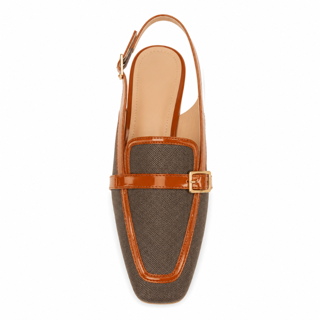 Milan women's caramel mules product detail