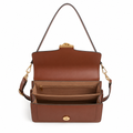 Montmartre women's brown shoulder bag interior detail