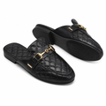 Vendôme women's black mules sole detail
