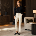 Paris women's black loafers additional view