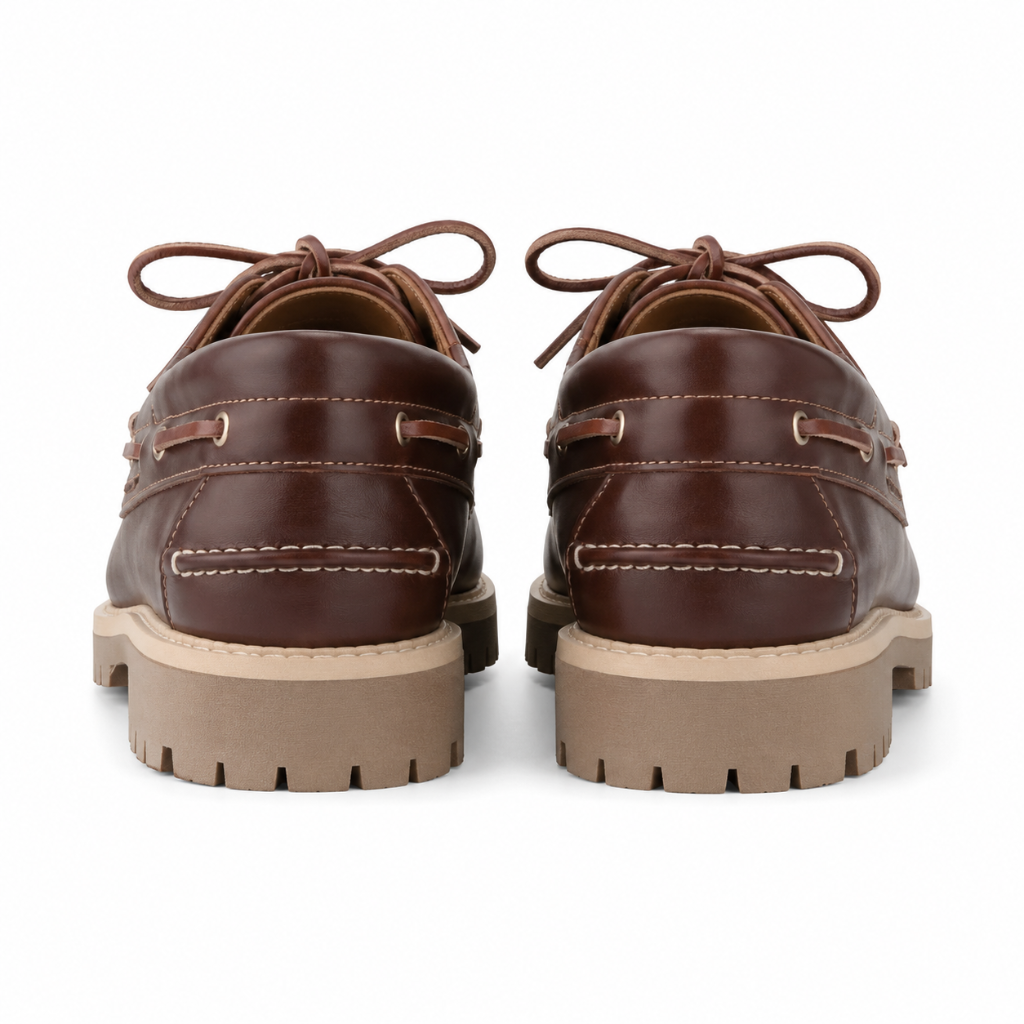 Versailles women's brown loafers side profile