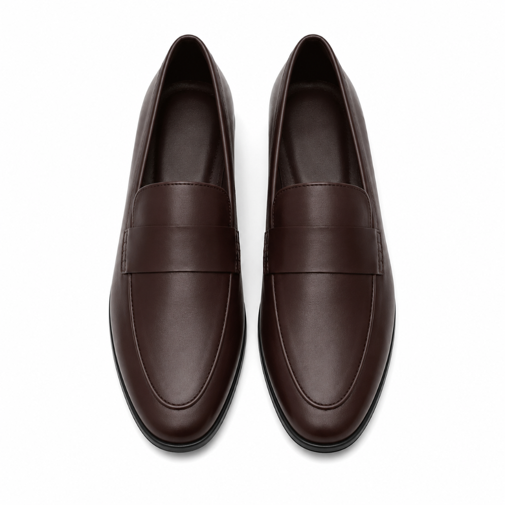 Bordeaux women's dark brown loafers product detail