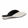Venus women's white mules pointed-toe detail