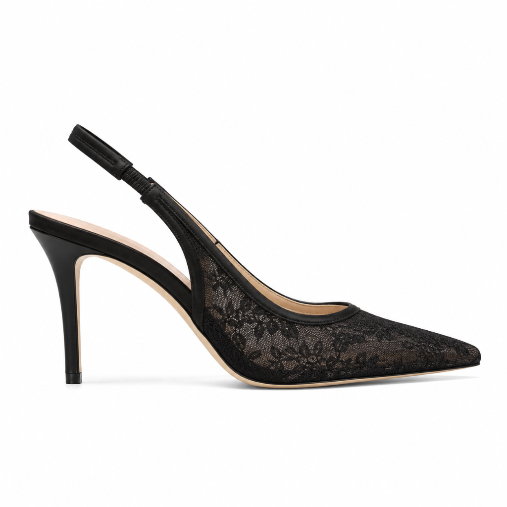 Nice women's black court shoes product detail