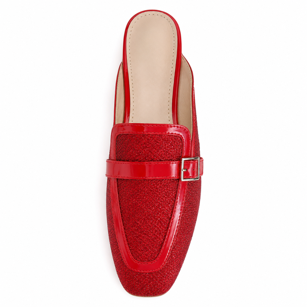 Elysium women's red mules product detail