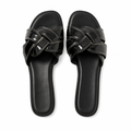 Nice women's black sandals sole detail