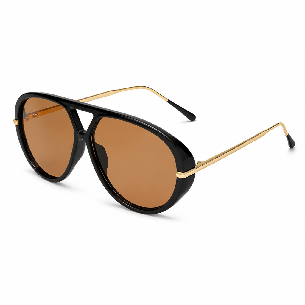 Majorca women's black and brown sunglasses