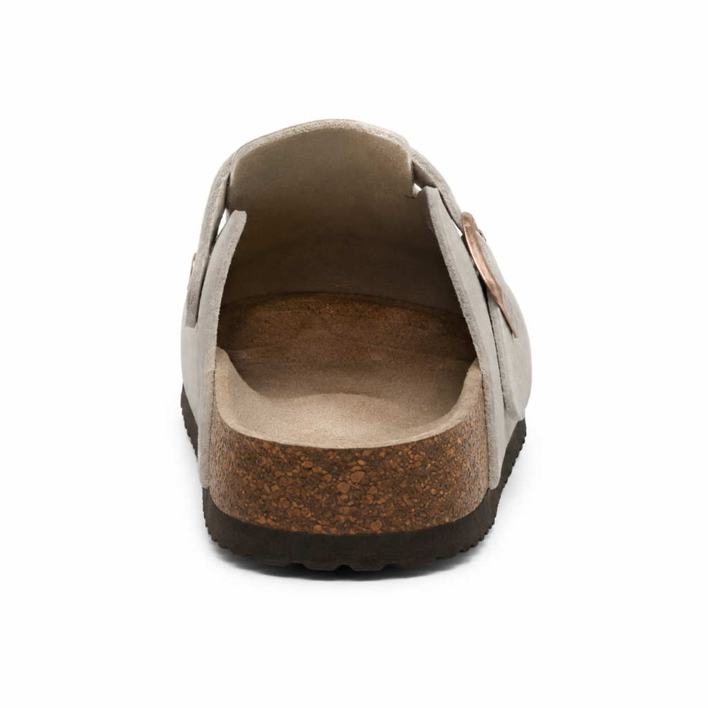 Loire women's off-white sandals buckle detail