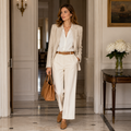 Sicily women's light brown leather belt product detail