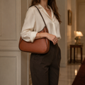 Sorbonne women's light brown shoulder bag alternate angle