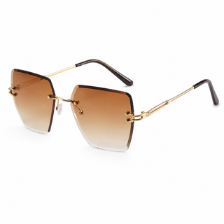 Ibiza women's gold and tea sunglasses