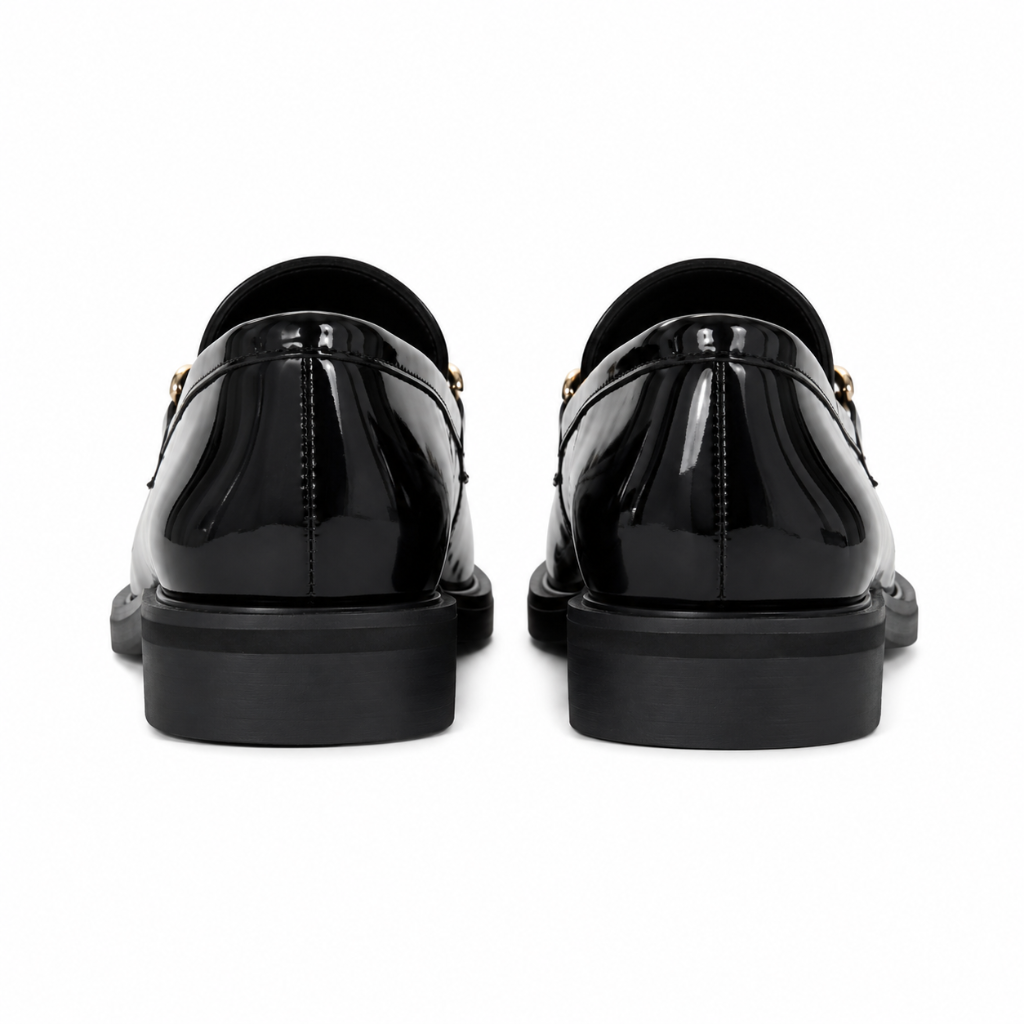 Deauville women's black loafers sole detail