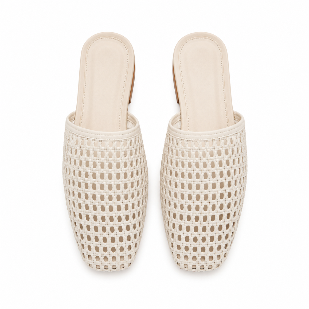Marais women's white mules product detail