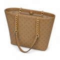 Venice women's brown tote bag tassel detail