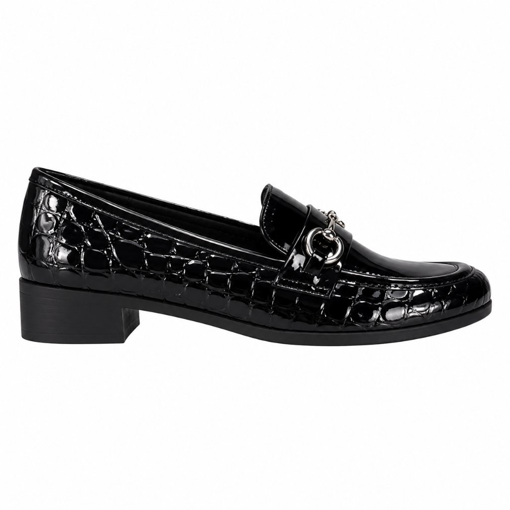 Saint-Tropez women's black loafers