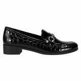Saint-Tropez women's black loafers