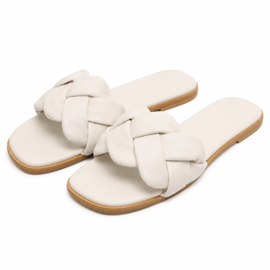Nice women's off-white sandals side profile