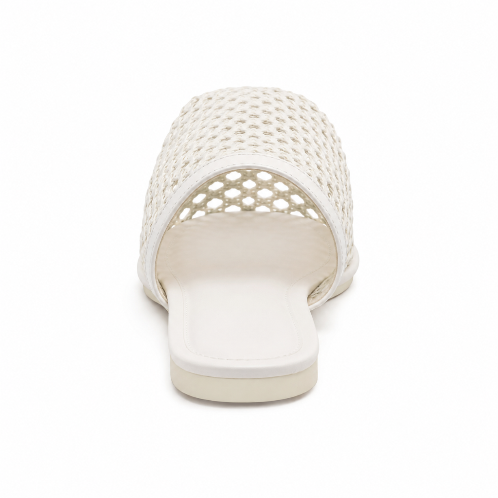 Concorde women's white mules sole detail