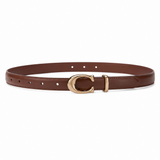 Bellagio women's brown leather belt