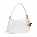 Milan women's white shoulder bag