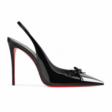 Loire women's black court shoes