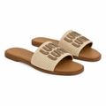 Bordeaux women's caramel sandals side profile