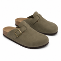 Loire women's grey sandals side profile