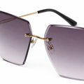 Ibiza women's gold and grey sunglasses side profile