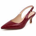Colmar women's burgundy court shoes side profile