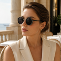Dubrovnik women's black sunglasses alternate angle