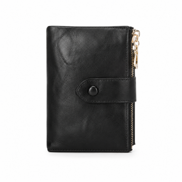 As women's black wallet