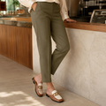 Tuileries women's caramel mules alternate angle
