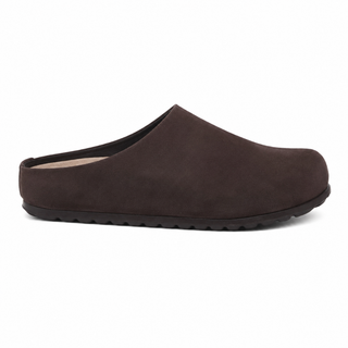 Annecy women's coffee-brown leather sandals