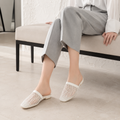 Concorde women's white mules alternate angle