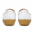 Avignon women's white loafers sole detail