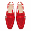 Milan women's red mules product detail