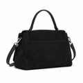 Marais women's black tote bag leather detail