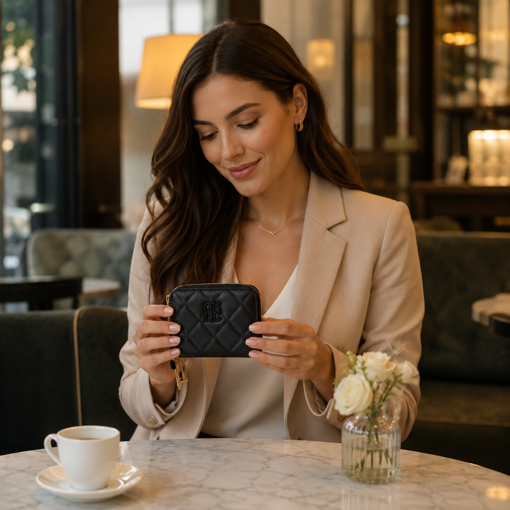 Verona women's black wallet product detail