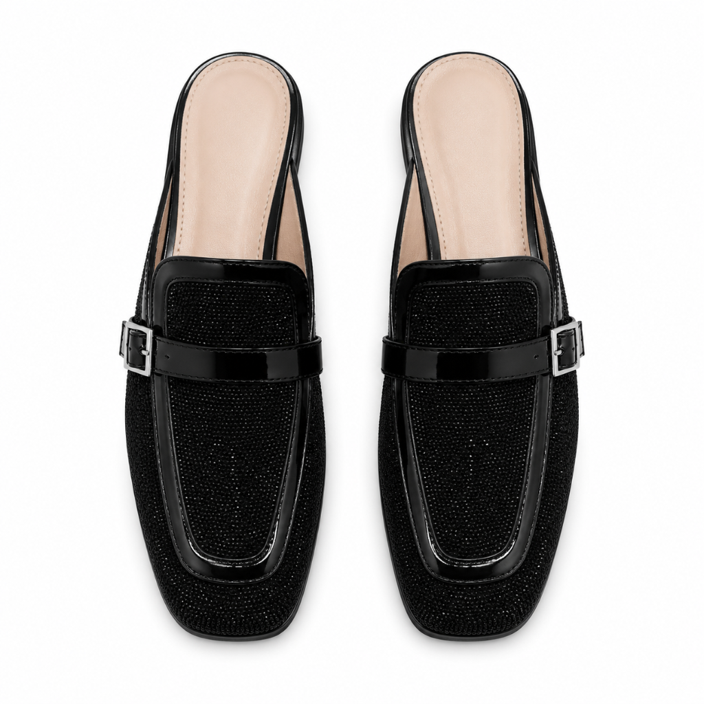 Florence women's black mules product detail
