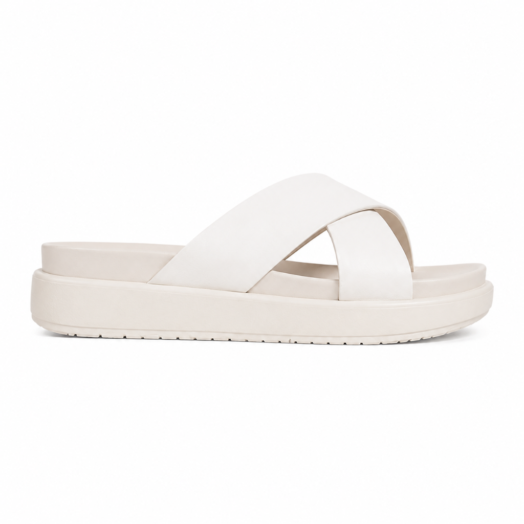 Cannes women's white sandals