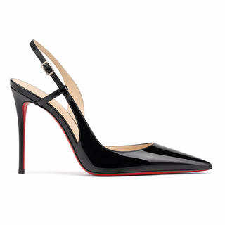 Avignon women's black court shoes
