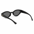 Used black plastic frame detail