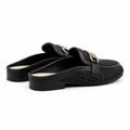 Opera women's black mules sole detail