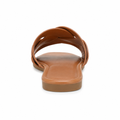 Nice women's caramel sandals side profile