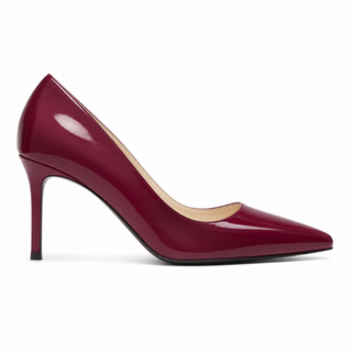 Annecy women's burgundy court shoes