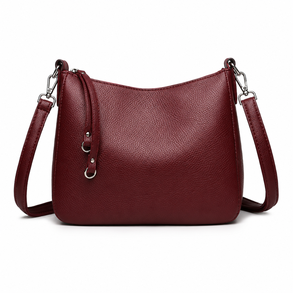 Opera women's burgundy shoulder bag